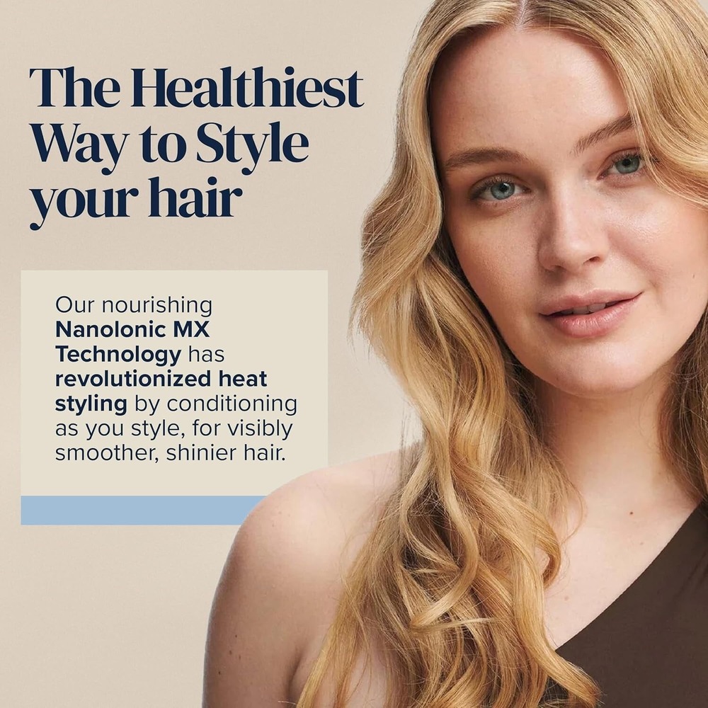 Bio Ionic Long Barrel Styler 1" Curling Iron Moisture Heat Tech & NanoIonic MX - Picture 11 of 15
